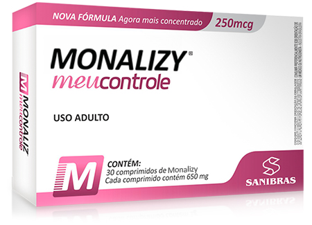 Monaliz 250mcg de Cromo com 30 Comprimidos - anossadrogaria